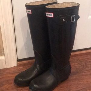 Hunter tall rain boots